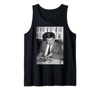 Mr Bean Rowan Atkinson Firma Sesión de Autógrafos 1991 Camiseta sin Mangas