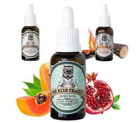 Mr Bear Family Beard Oil Men - Tiki Punch - nutre y favorece el crecimiento barba - aceite barba hombre con jojoba y aceite argán - Aceite para el cuidado barba hombre - aceite barba hidratante 30ml