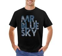 Mr Blue Sky T-Shirt Sweat Shirt Funny t Shirts Boys Animal Print Shirt Men Long Sleeve t Shirts T-Shirt Black XL