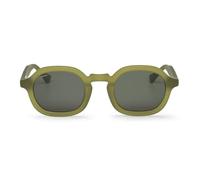 Mr. Boho Gafas de Sol para Mujer - Montura de Acetato - Modelo Elpatio - Color Matte Basil - Protección UV400 Cat.3 - Diseño Redondo con Estilo Atemporal.