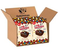Mr. Brownie Galactic Brownies con Lacasitos - Pack de 12 Bolsas (8 Brownies por Bolsa, 96 Unidades) - Suaves y Jugosos - Snack Dulce Ideal para Meriendas, Fiestas y Pack Ahorro Familiar