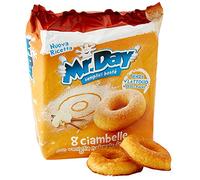 Mr.DAY Ciambella - Anillos de mantequilla (8 x 38 g, 308 g)