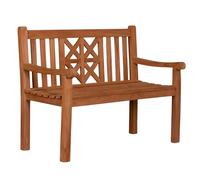 MR. DEKO - Banco/Banc de Teca para/per a jardín/jardí, Parque/PARC, mobiliario Exterior, balcón/balcó | Resistente/Resistent Madera/Fusta de Teca | Asiento/seient Decorativo rústico terraza/pati