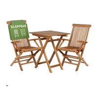 MR. DEKO Juego de muebles de jardín Andover Mesa Porton | Muebles de jardín de madera maciza para 2 personas | Muebles de balcón resistentes a la intemperie marrón | Muebles de exterior Muebles de