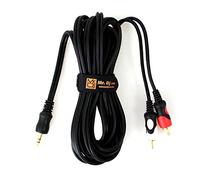 Mr. Dj CERY6 - Cable TRS de 3,5 mm a TS dual de 1/4 pulgadas