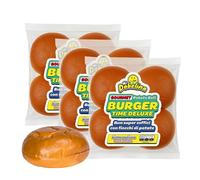 Mr.Dobelina Panecillos de Patata Gourmet, 3 Paquetes de 4x80g, 11cm, Suaves y Sabrosos Panecillos Hechos en Italia, Ideales para Hamburguesas Americanas, Smash Burgers y Bocadillos Creativos