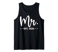 Mr. EST. 2026 Just Married Promoted to Mr and Mrs Matching Camiseta sin Mangas