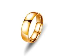 Mr.Fashion Pure Emotion: anillo de pareja de acero círculo de acero de titanio | diseño fresco y simple nicho anillo de acero de titanio mujer, No.8, Metal, No es una piedra preciosa