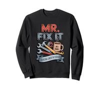 Mr. Fix It Papá Cobrando Trabajo En Galletas Día del Padre Sudadera
