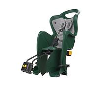 Mr Fox 2021 - Asiento Posterior Reclinable de bibicleta - cojín y Respaldo de Polipiel - para niños de hasta 22 kg, de 3 a 8 años - Se Fija al Cuadro - Verde