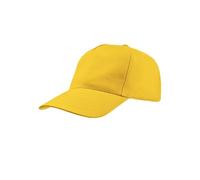 Mr. Gadgets Gorra para niños con visera - Ajustable 100% algodón - Padel Béisbol Tenis deporte y tiempo libre, amarillo, talla unica