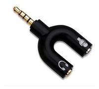 Mr Gadget's Solutions - Adaptador en Y para Cascos, Auriculares Estéreo (3,5 mm Jack Micro)