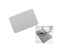 Mr. Gadget's Solutions Alfombrilla de baño de piedra de diatomita, antideslizante, súper absorbente, de secado rápido, para encimera, tapete de baño natural, tapete de ducha de piedra fácil de limpiar