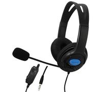 Mr. Gadget's Solutions Auriculares para juegos de 3,5 mm con micrófono estéreo compatibles con Xbox One X S PS-4 PC Laptop, color negro