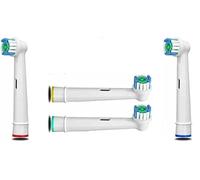 Mr. Gadget's Solutions Cabezales de repuesto para cepillo de dientes eléctrico compatibles con modelos de cabezal de cepillo de dientes Oral B Braun para limpieza de precisión, paquete de 4