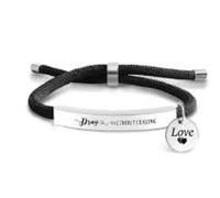 Mr.Gadget's Solutions The Nexus-Cord Custom Set - Una pulsera minimalista de doble dije a prueba de deslustre, Bracelet + Only Disc Double Side, Acero inoxidable