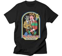 Mr. Giggles Tells Me Things Mens T-Shirt Black Unisex tee