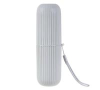 Mr. Goodsy® Neceser Cepillo Dientes y Pasta, Estuche de Cepillo de Dientes portátil, Soporte de Cepillo de Dientes de Viaje Gris