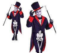Mr. Hueso Dejadlos Disfraz Adulto Halloween Esqueleto Huesos Disfraz Hombre