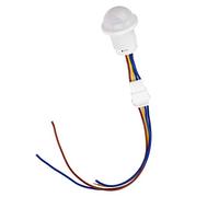 MR HW06A MR HW08F 1-40W LED Interruptor de Control de Sensor de Movimiento Infrarrojo Automático Interruptor de Sensor de Movimiento LED para Lámpara de (Señor-HW08F Longitud 45