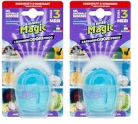 Mr Magic - Huevo Absorbe olores para nevera con bicarbonato y sal marina - Mantiene el aroma de los alimentos - Dura hasta 3 meses (Paquete de 2)