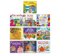 Mr. Men and Little Miss Picture 10 Books Collection Set by Roger Hargreaves (Mr. Men: Ready, Steady, Bake!, Fire Station, Mr. Men Little Miss, Mr. Tickle 50th Anniversary Edition & 6 More…)