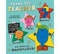 MR MEN AND LITTLE MISS Tarjeta de agradecimiento para profesores
