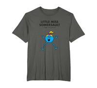 Mr. Men Little Miss Somersault Camiseta Camiseta, Hombre Tallas Grandes, Asfalto, 3X Alto