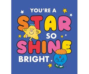 Mr Men & Little Miss Tarjeta de buena suerte con texto en inglés You're a star so shine bright
