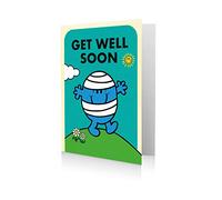 Mr Men & Little Miss Tarjeta de felicitación, Mr Bump, Get Well Soon, varios colores (MR062)