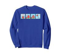 Mr. Men Mr. Strong - Libro de cómic Retro Sudadera, Unisex para Adultos, Azul Real, XL
