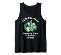 Mr Monopoly Country Club - Juego de Mesa de Golf Retro Camiseta sin Mangas