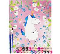 Mr. & Mrs. Panda Pintar por números unicornio Hombre 40 x 50 cm Sin marco - BFF, polvo de estrellas, familia, mejor, unicornios