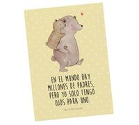 Mr. & Mrs. Panda Tarjeta postal Papá Oso - tarjeta de saludo, familia, tío, Familia, mamá, Día del Padre, día del padre, invitación, mejor padre del mundo, tarjeta de regalo, cumpleaños, Gracias Papá