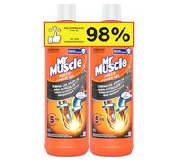 Mr Muscle - Forza Desatascador Gel Power. Gel limpia tuberías. Desatascador líquido potente desagües, Pack de 2 Uds, Cantidad total 2x1L