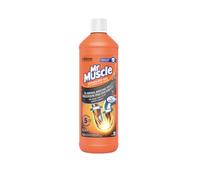 Mr Muscle Hidráulico Gel, desatasca fregaderos y desagües, desatascador fuerte para tubos y desagües, seguro para los tubos - 1 paquete de 1000 ml