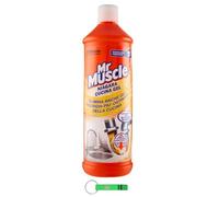 Mr Muscle Niagara Cucina Gel - Elimina eficazmente fregaderos, tuberías y desagües de cocina de todo tipo de obstrucciones, 1000 ml + llavero Beni Culinari gratuito