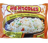 MR.NOODLES - FIDEOS INSTANTANEOS SABOR POLLO CURRY. PACK 24 X 85GR.