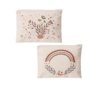 Mr. Pen 2 Pack Boho Bible Pencil Pency Bolsa Floral Bag Case Cape Policn Poldes Poldes Bolsas Lpiz Escuela Caja de lpiz