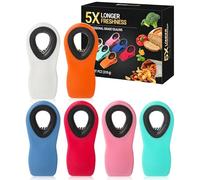 Mr. Pen - 6 pinzas magnéticas con imán para la nevera y para cerrar bolsas de alimentos