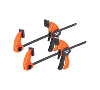 Mr. Pen - Abrazaderas de barra para carpintería, 6 pulgadas, paquete de 2, color naranja, abrazaderas de agarre rápido para carpintería