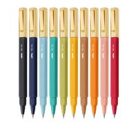 Mr. Pen- Aesthetic Pens 10 Pack Vintage Color Ink Fast Dry No Smear Bible Pens No Bleed Through 0.7mm Fine Point Pen Ballpoint Pens Ballpoint F