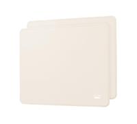 Mr. Pen - Alfombrilla de rat n de 32 x 29 cm (2 unidades), color beige, para rat n inal mbrico, para ordenador, gaming, port til