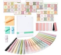 Mr. Pen- Bible Journaling Kit Bible Highlighters y bolgrafos Sin Highlighter Biblia Bblica Notas pegajosas transparentes Pestaas Bblicas Marcador