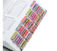 Mr. Pen- Bible Tabs 75 pestaas Laminadas Bblicas Suministros Bblicos Pestaas de la Biblia Antigua y Nuevo Testamento Pestaas de la Biblia para m