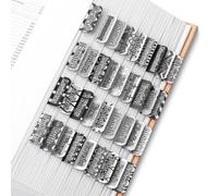 Mr. Pen- Bible Tabs 75 Tabs Enigma en blanco y negro Pestaas bblicas Laminadas para mujeres y hombres Pestaas bblicas para estudios Pestaas de