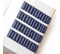 Mr. Pen- Bible Tabs 75 Tabs Sapphire Blue Lamined Bible Tabs for Women and Men Bible Tabs para estudio Tabas Bblica Biblia Tabas Pestaas de libros