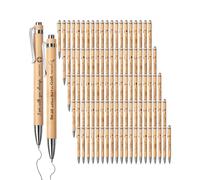 Mr. Pen- Bible Verso Pens 100 Pack Retractable Bamboo Pen Black Ink Christian Pens para mujeres Pensas Bblicas Sin sangrado a travs de bolgrafos b