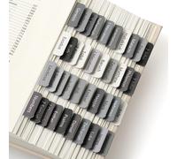 Mr. Pen- Biblia pestaas 75 pestaas Gray Lamined Bible Tabs para mujeres y hombres Pestaas bblicas para estudios Pestaas de ndice de la Biblia B