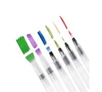 Mr. Pen - Bolígrafos de acuarela de 6 piezas, juego de pincel, bolígrafo de pincel recargable, suministros de Halloween